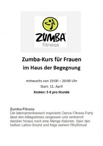 Zumba-Kurs für Frauen