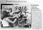 Schminken, Sprayen Streetdance Mädchenfest im HdB- BZ 23.5.2001