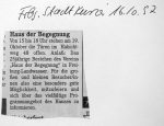 Tag der offenen Tuer - 25 Jahre Verein Haus der Begegnung - Stadtkurier 16.10.97