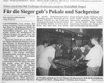 Tischfussball-Stadtmeisterschaft im HdB - Badische Zeitung 27.4.1998
