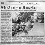 Wilde Spruenge am Moosweiher - BZ 18.6.2002