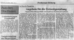 neues Jahresprogramm 1993 - Angebote für Freizeitgestaltung