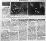 Haus der Begegnung Festakt 20jähriges Bestehen - Badische Zeitung 9.12.1992