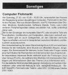 Computer-Flohmarkt - Hochdorf Aktuell - März 2010