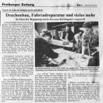 Herbstprogramm Haus der Begegnung 1988 Badische Zeitung 7.9.1988