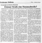 Überlegungen im Haus der Begegnung Badiscge Zeitung - 29.6.1988
