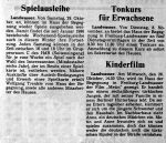 Angebote im Haus der Begegnung Badische Zeitung 25.10.1983