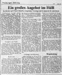 Ein grosses Angebot im HdB Badische Zeitung 28.8.1982