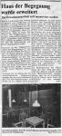 Haus der Begegnung Einweihung des Erweiterungsanbaus Lokalanzeiger 7.2.1980