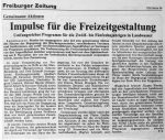 Impulse für die Freizeitgestaltung Badische Zeitung 22.11.1983