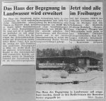 Das Haus der Begegnung wird erweitert - Lokalanzeiger 23.2.1978