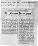 Ein klasse Schuppen - Stuttgarter Nachrichten - Mai 1972