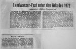 Landwasser-Fest unter den Arkaden - Freiburger Wochenbericht 20.7.1972