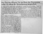 Tag der offenen Tür sollte Erwachsene ansprechen- Lokalanzeiger 14.11.1974