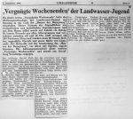 Vergnügte Wochenenden der Landwasser-Jugend - Lokalanzeiger 2.12.1976