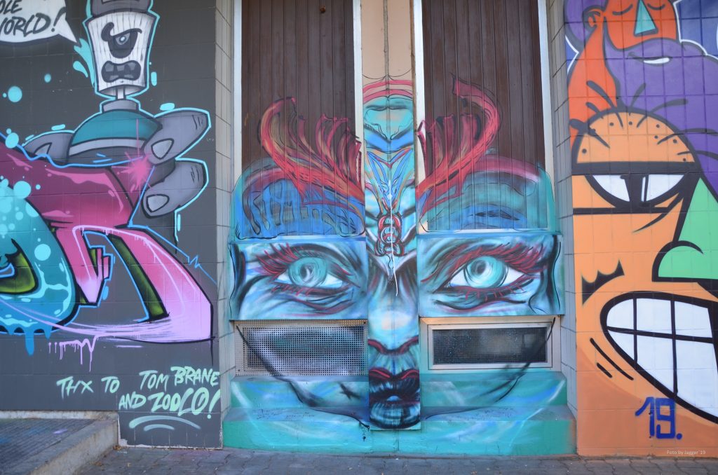 Foto vom EKZ Landwasser Freiburg Graffity-Jam