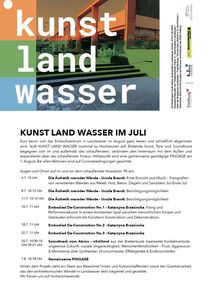 KunstLandWasser-Veranstaltungen im Juli