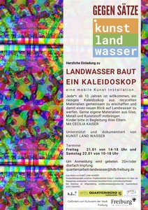 Landwasser baut ein Kaleidoskop