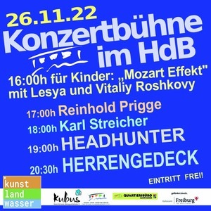 Konzertbühne im HdB November 2022